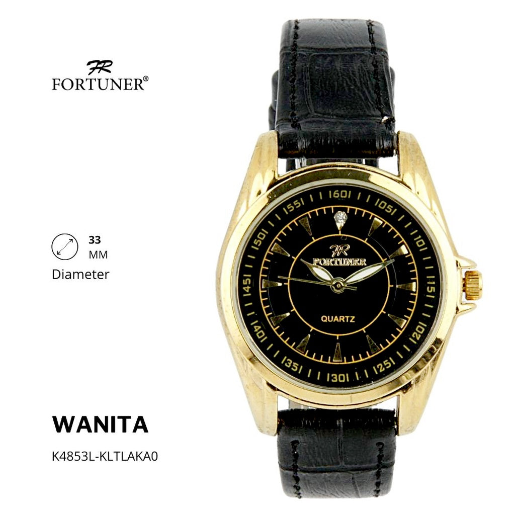 Fortuner Jam Tangan Wanita Analog Water Resist Kulit Yokheved