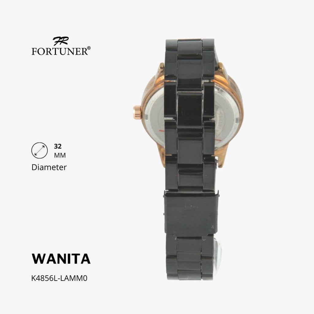 Fortuner Jam Tangan Analog Wanita Water Resistant Rantai Yocasta