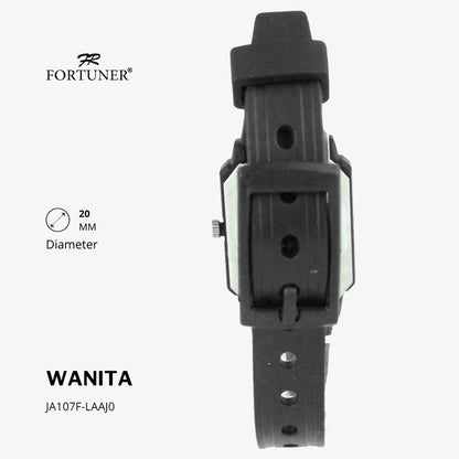 Fortuner Jam Tangan Analog Wanita Water Resistant Karet Zivanka