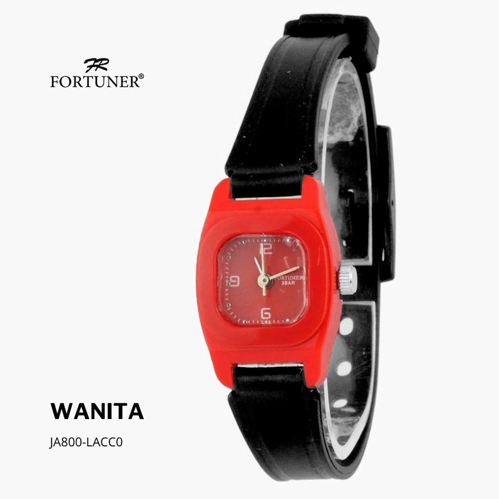 Fortuner Jam Tangan Kasual Analog Wanita Water Resistant Rubber Zulaica