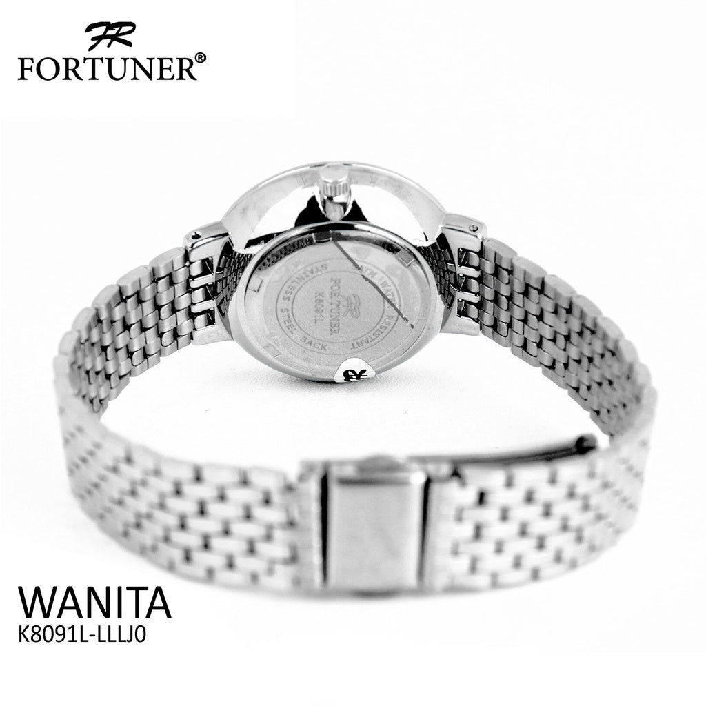 Fortuner Jam Tangan Wanita Water Resist Stainless Steel Belina