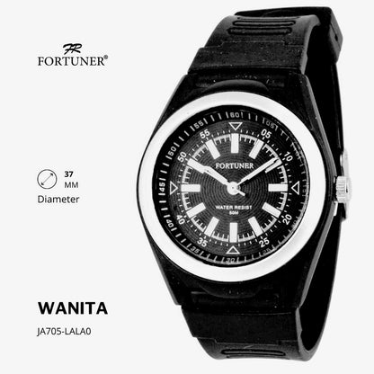 Fortuner Jam Tangan Analog Wanita Water Resistant Rubber Zosia