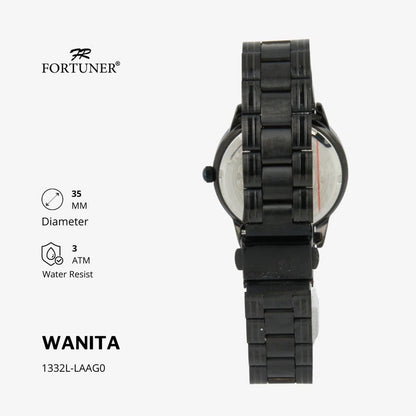 Fortuner Jam Tangan Analog Wanita Water Resistant Rantai Yollie