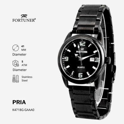 Fortuner Jam Tangan Pria Analog Casual Water Resistant Beavan