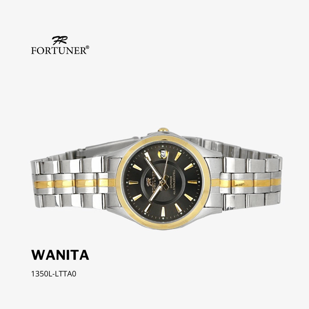 Fortuner Jam Tangan Wanita Analog Water Resist Superior All Stainless Tzipporah