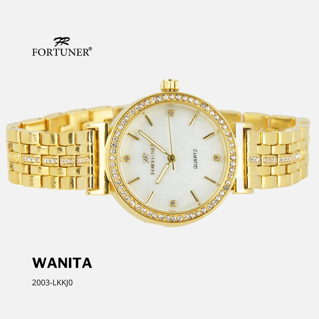 Fortuner Jam Tangan Wanita Analog Tahan Air Original Rantai Katarina