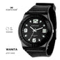 Fortuner Jam Tangan Sports Analog Wanita Water Resistant Rubber Zohara