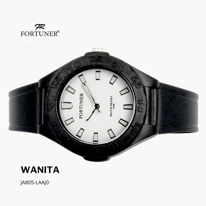 Fortuner Jam Tangan Analog Pria-Wanita Water Resistant Rubber Pearl