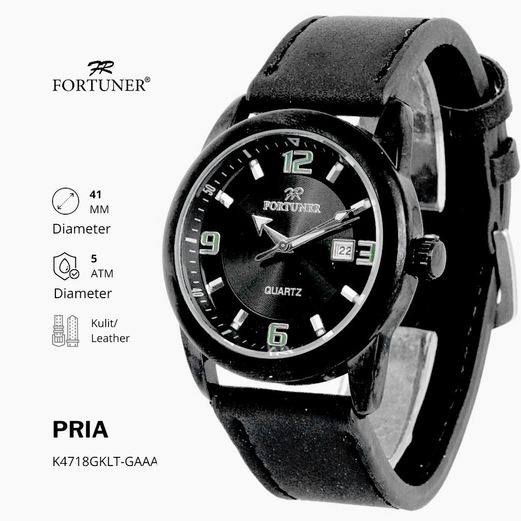 Fortuner Jam Tangan Pria Analog Casual Water Resistant Beavan