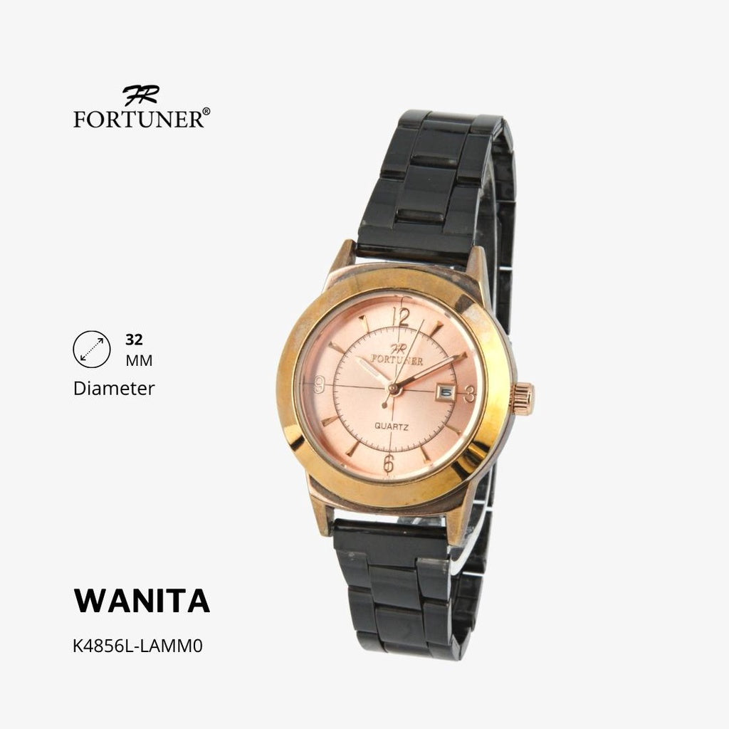 Fortuner Jam Tangan Analog Wanita Water Resistant Rantai Yocasta