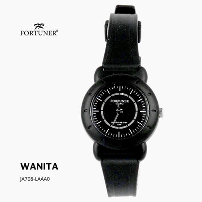 Fortuner Jam Tangan Casual Analog Wanita Water Resistant Rubber Zaheera
