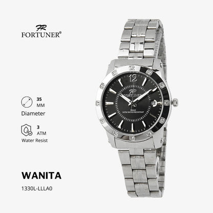 Fortuner Jam Tangan Analog Wanita Water Resistant Rantai Yollette