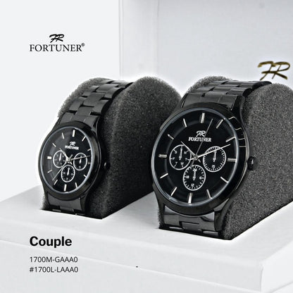 Fortuner Jam Tangan Couple/Pasangan Analog Water Resist Talbert