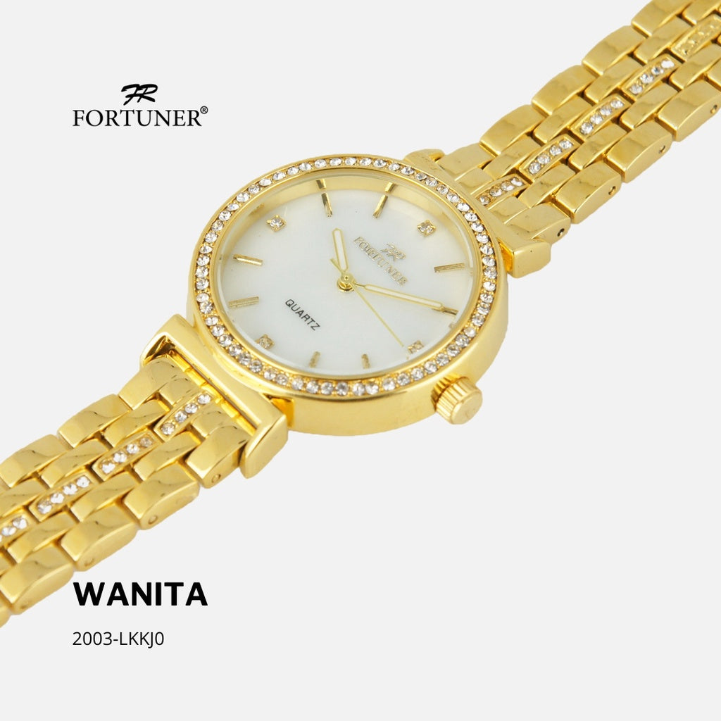 Fortuner Jam Tangan Wanita Analog Tahan Air Original Rantai Katarina