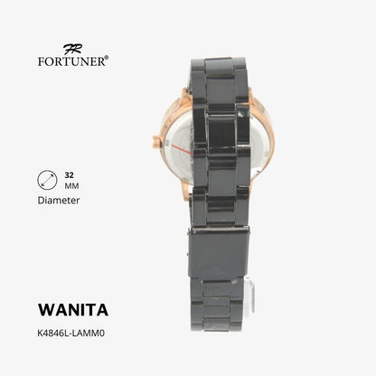 Fortuner Jam Tangan Analog Wanita Water Resistant Yessenia