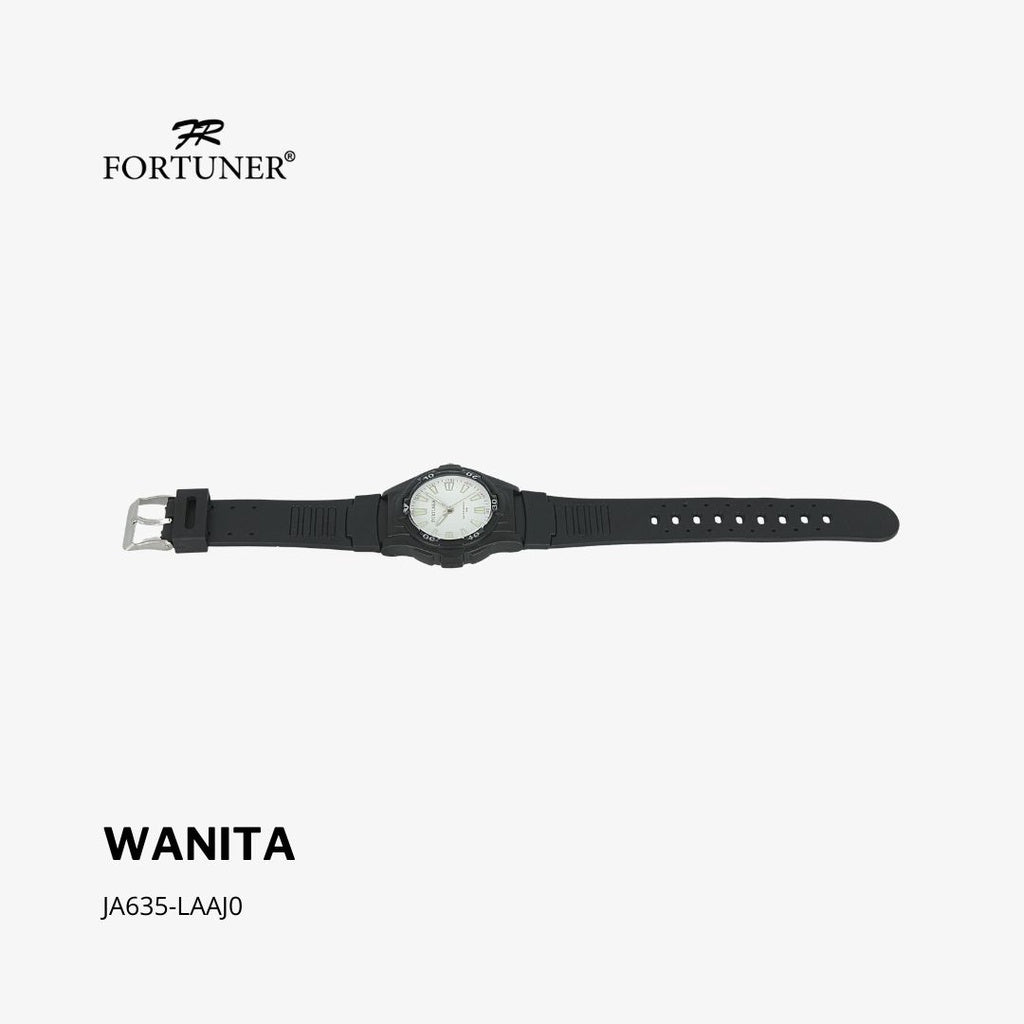 Fortuner Jam Tangan Kasual Analog Wanita Water Resistant Rubber Zelmira