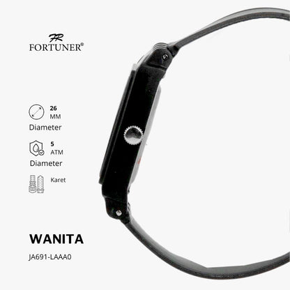 Fortuner Jam Tangan Wanita Analog Kasual Water Resist Rubber Josephine