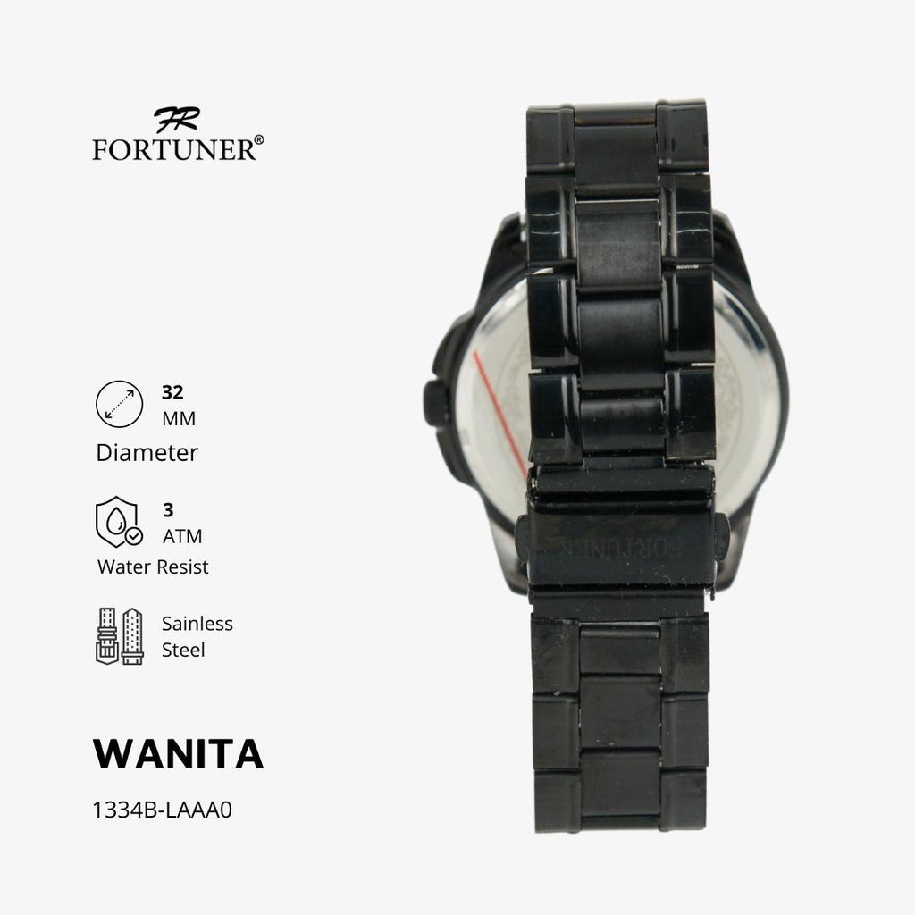 Fortuner Jam Tangan Wanita Analog Water Resist Superior All Stainless Tissaia