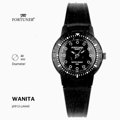 Fortuner Jam Tangan Analog Wanita Water Resistant Rubber Zureima