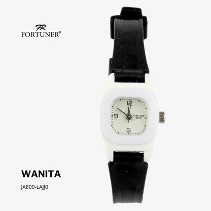 Fortuner Jam Tangan Kasual Analog Wanita Water Resistant Rubber Zulaica