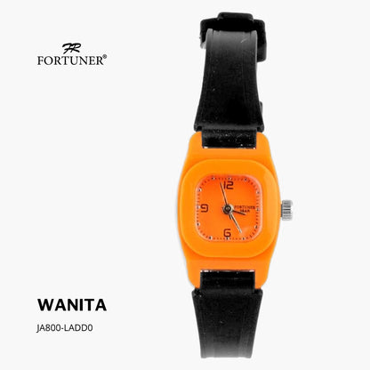 Fortuner Jam Tangan Kasual Analog Wanita Water Resistant Rubber Zulaica