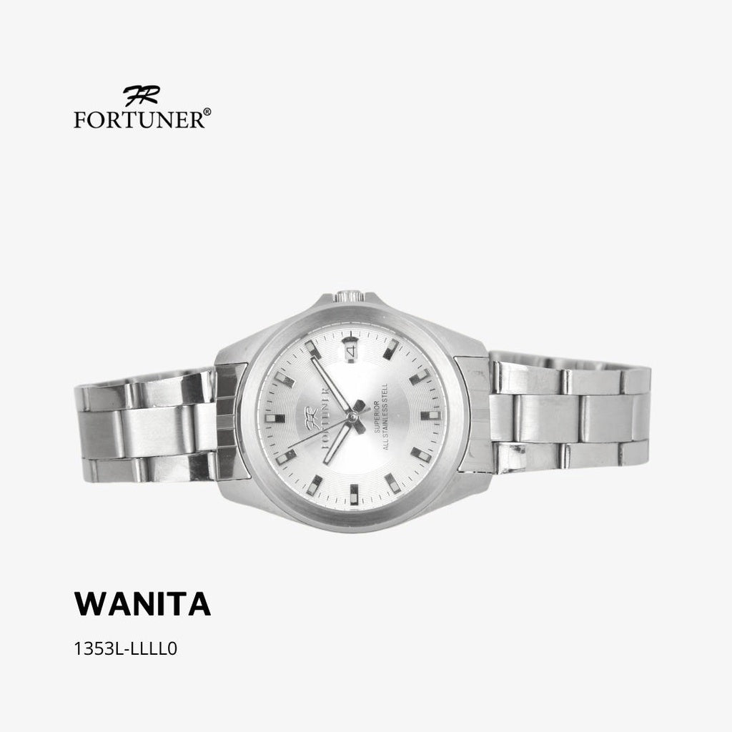 Fortuner Jam Tangan Wanita Analog Water Resist Superior All Stainless Tzila