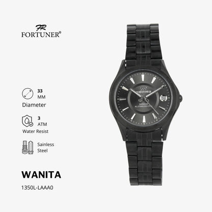 Fortuner Jam Tangan Wanita Analog Water Resist Superior All Stainless Tzipporah