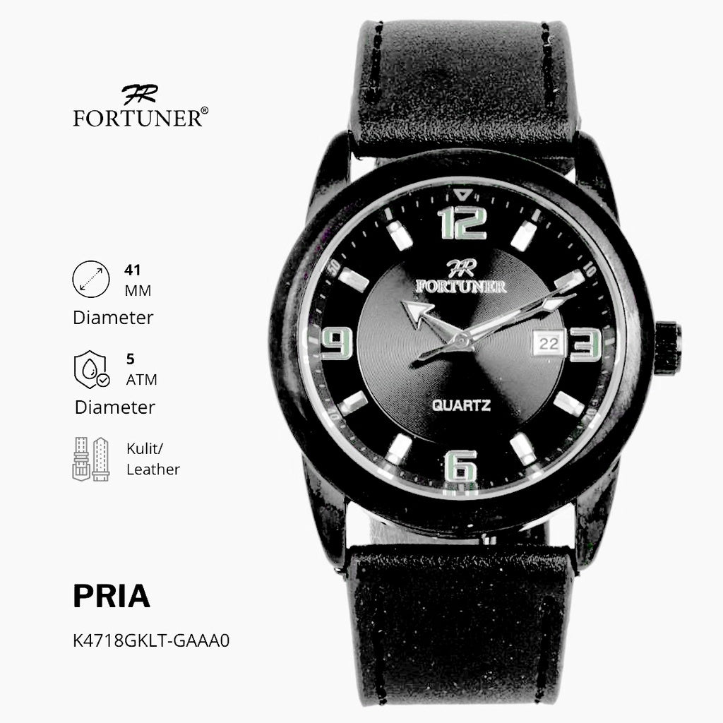 Fortuner Jam Tangan Pria Analog Casual Water Resistant Beavan