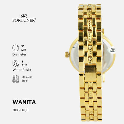 Fortuner Jam Tangan Wanita Analog Tahan Air Original Rantai Katarina