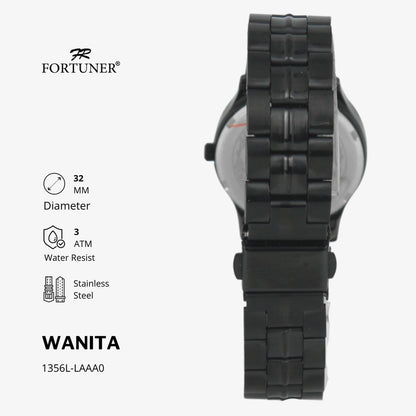 Fortuner Jam Tangan Wanita Analog Water Resist Superior All Stainless Tzifira