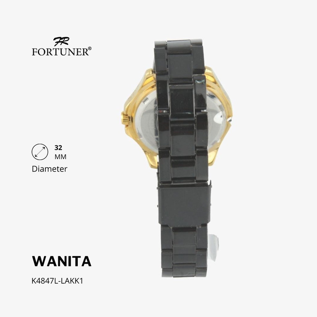 Fortuner Jam Tangan Fashion Analog Wanita Water Resistant Rantai Yonah