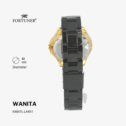 Fortuner Jam Tangan Fashion Analog Wanita Water Resistant Rantai Yonah