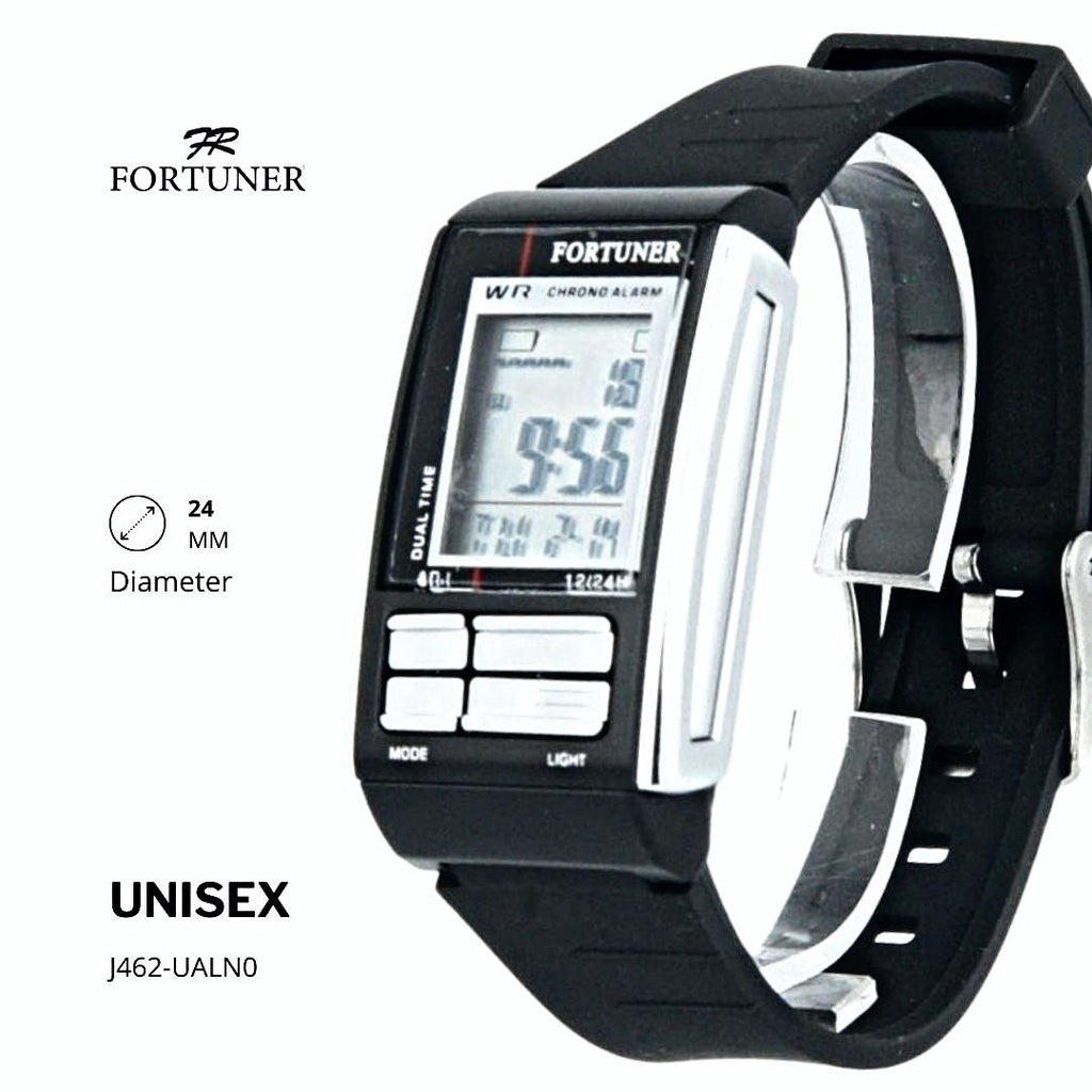 Fortuner Jam Tangan Digital Pria - Wanita Unisex Water Resist Roch