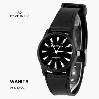 Fortuner Jam Tangan Kasual Analog Wanita Water Resistant Rubber Zalira