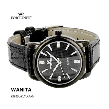 Fortuner Jam Tangan Wanita Analog Water Resist Kulit Yolaiza