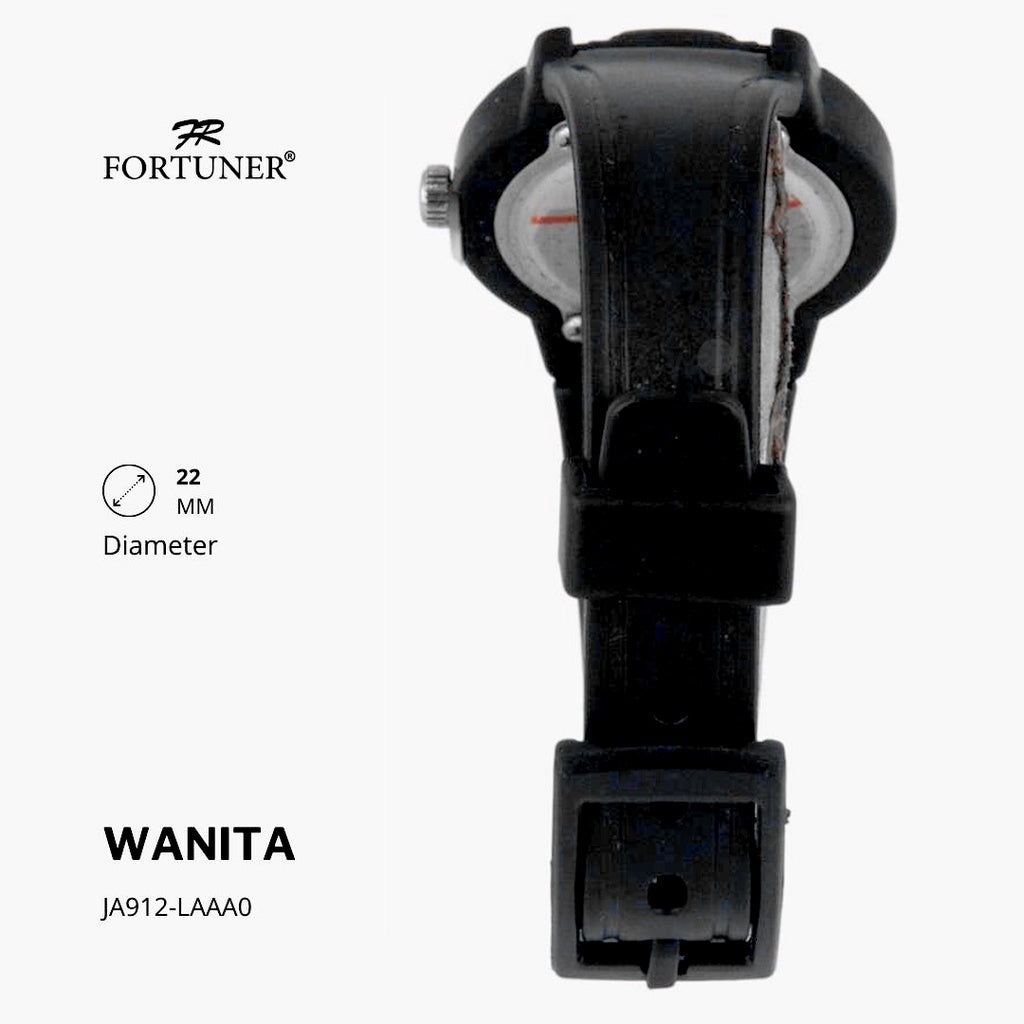 Fortuner Jam Tangan Analog Wanita Water Resistant Rubber Zureima