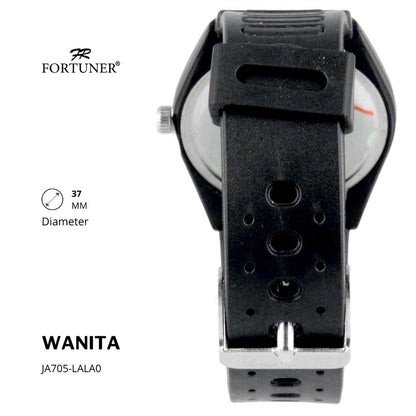 Fortuner Jam Tangan Analog Wanita Water Resistant Rubber Zosia