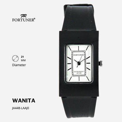 Fortuner Jam Tangan Analog Wanita Water Resistant Rubber Zadie