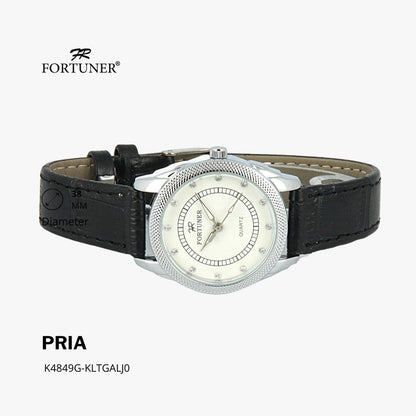 Fortuner Jam Tangan Pria Analog Water Resist Kulit Hamelin