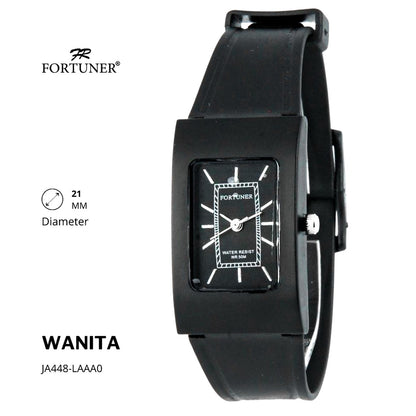 Fortuner Jam Tangan Analog Wanita Water Resistant Rubber Zadie