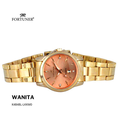 Fortuner Jam Tangan Analog Wanita Water Resistant Rantai Arrow