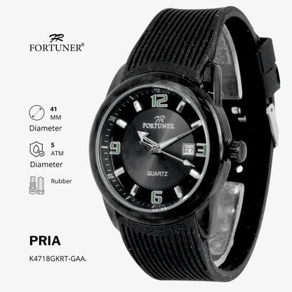 Fortuner Jam Tangan Pria Analog Casual Water Resistant Beavan