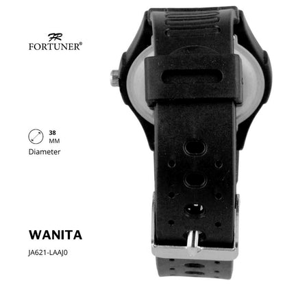 Fortuner Jam Tangan Analog Wanita Water Resistant Rubber Zada