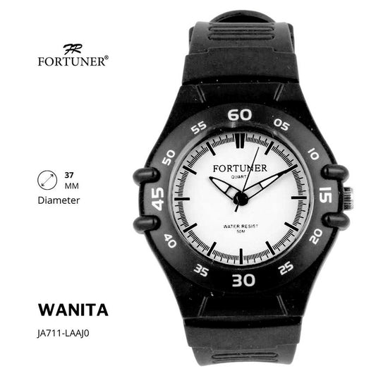 Fortuner Jam Tangan Fashion Analog Wanita Water Resistant Rubber Zuleima