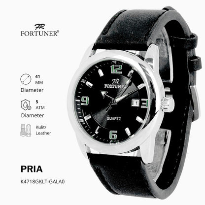 Fortuner Jam Tangan Pria Analog Casual Water Resistant Rubber Beven