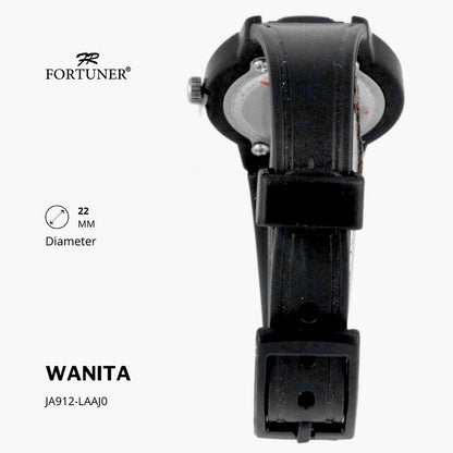 Fortuner Jam Tangan Analog Wanita Water Resistant Rubber Zureima