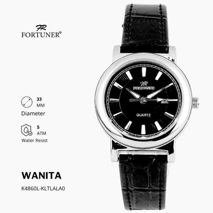 Fortuner Jam Tangan Analog Wanita Kulit Water Resistant Yseulte