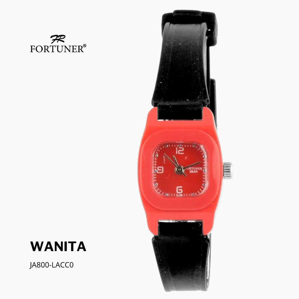 Fortuner Jam Tangan Kasual Analog Wanita Water Resistant Rubber Zulaica