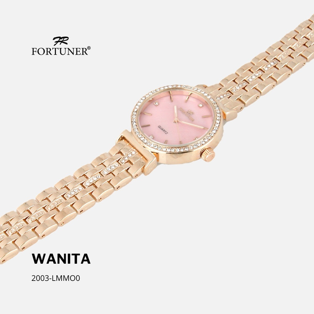 Fortuner Jam Tangan Wanita Analog Tahan Air Original Rantai Katarina