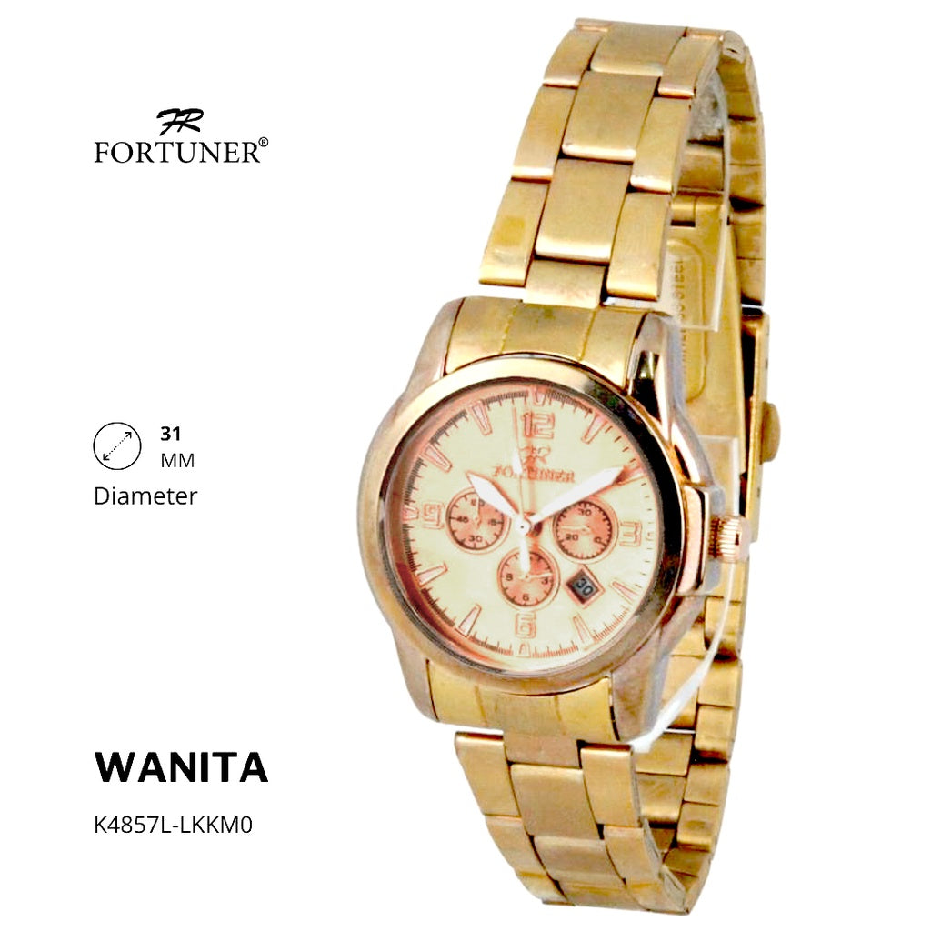 Fortuner Jam Tangan Analog Wanita Water Resistant Aiko